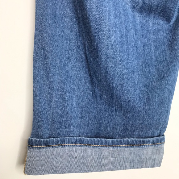 AG Adriano Goldschmied Malibu Crop Pant Knee Bermuda Jeans Shorts 29 Pima Cotton - Picture 10 of 13